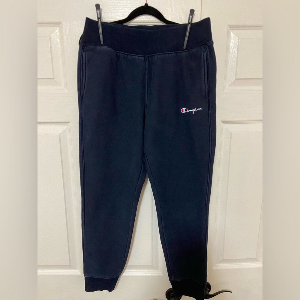 Champion Reverse Weave Navy Blue Sweatpants